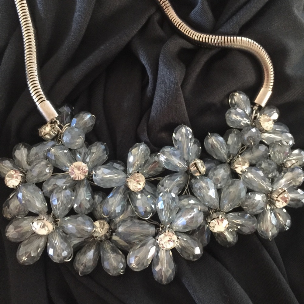 Coast Flower Cluster Vintage Statement Necklace